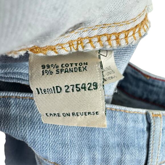 L.L. Bean Favorite Fit Cotton Light Wash Knee Length Jean Skirt Size 6 - Picture 6 of 7